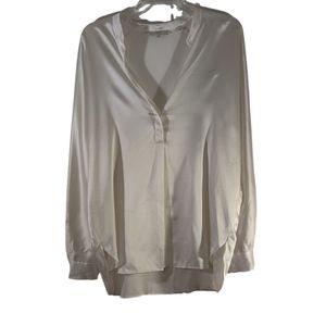 Vince 100% Silk Blouse Size Large